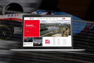 Haas F1 Team website